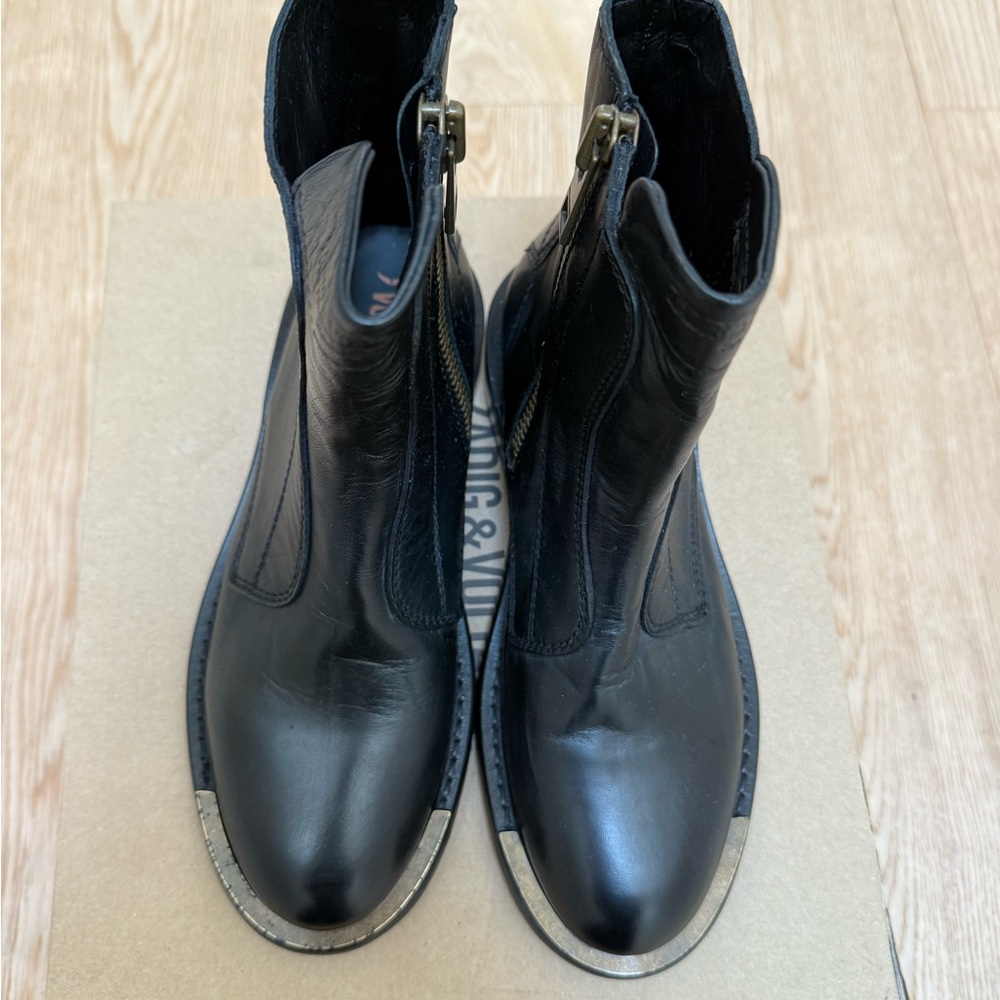 Zadig & Voltaire black womens boots new with box EU 37 - Picture 3 of 8